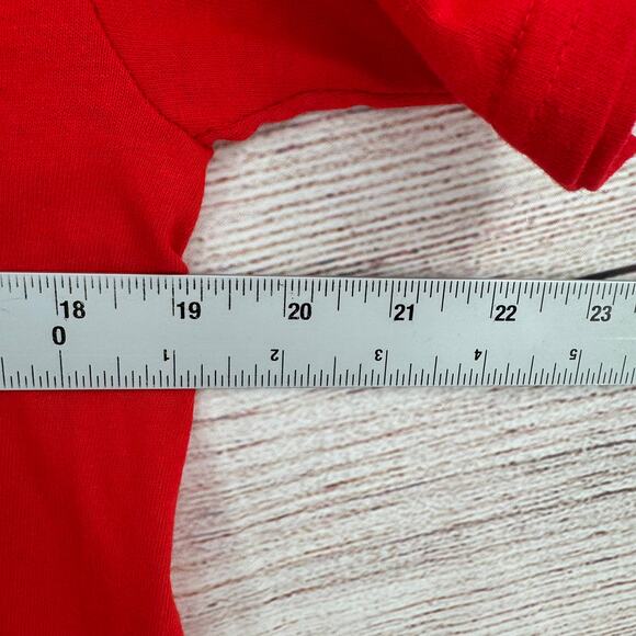 Georgia Bulldogs Bowtie Anchor Logo T-Shirt Adult Medium Red Gildan - Picture 8 of 9